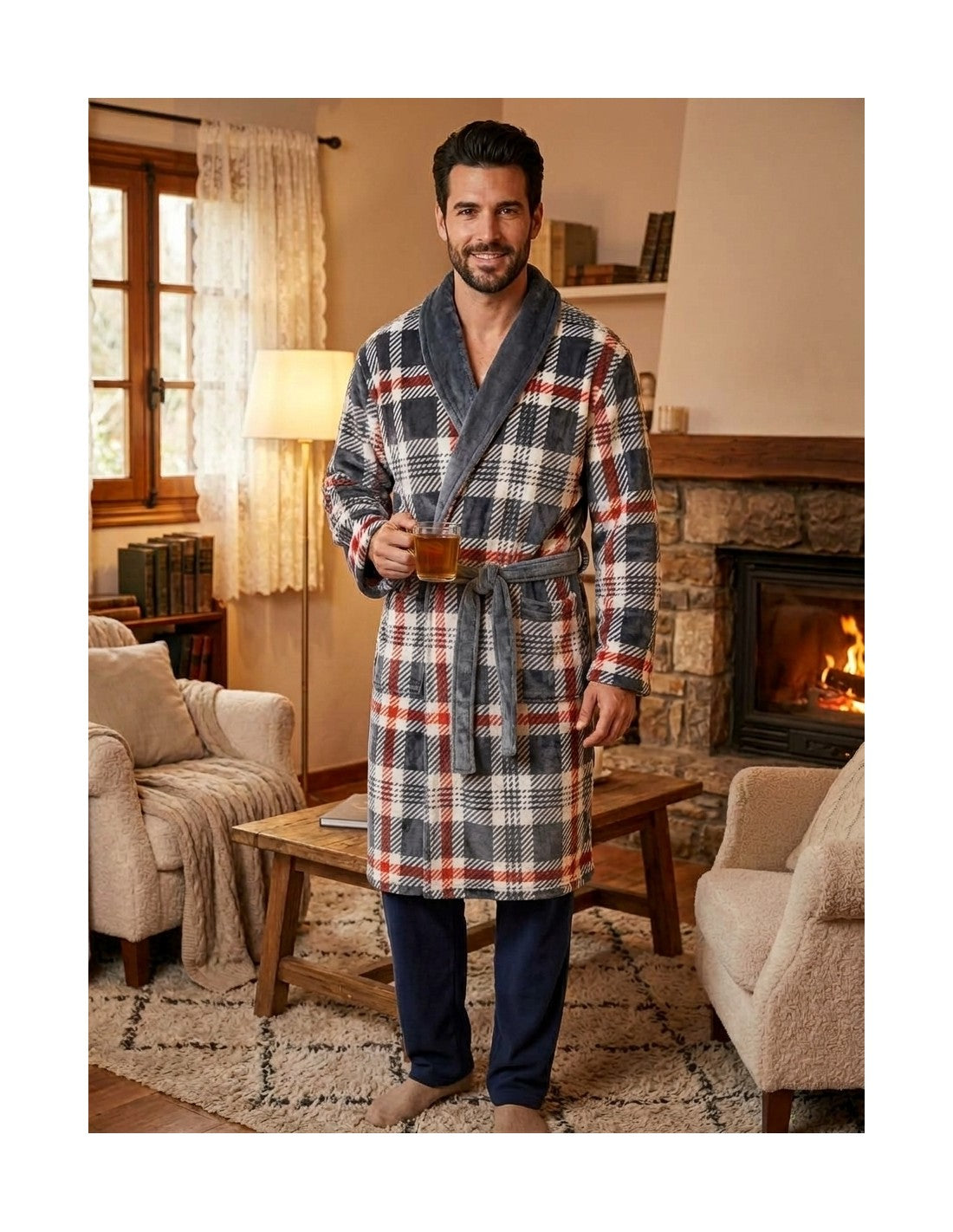 Bata Larga de Hombre, Modelo TX-34