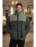 Bata - Polar de Hombre con Cremallera, Color Verde