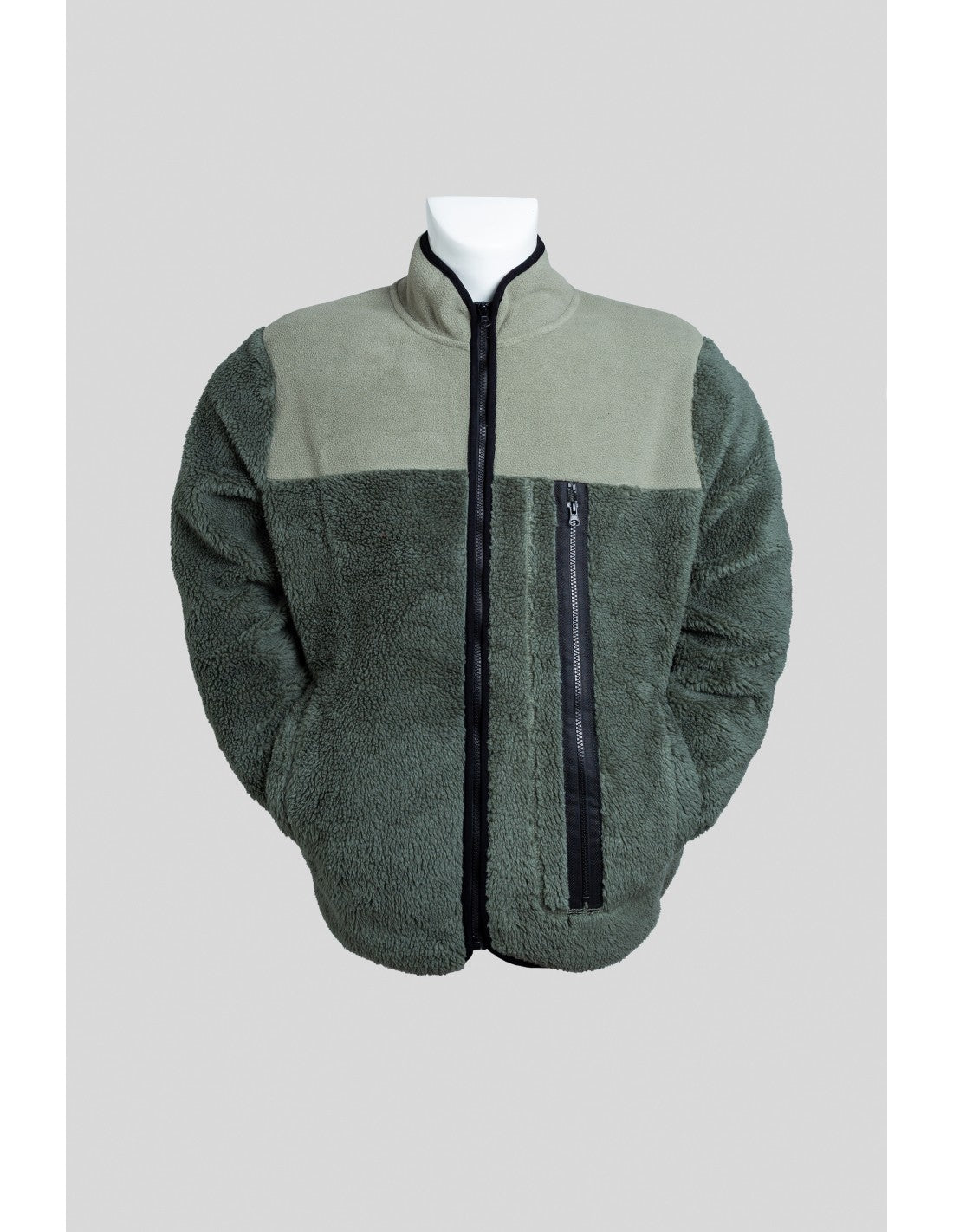 Bata - Polar de Hombre con Cremallera, Color Verde (imagen 2)