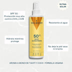 Protector Solar Corporal SPF 50 - Alta Protección e Hidratación - 300 ml Valquer®