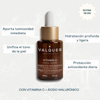 Sérum Facial de Vitamina C & Ácido Hialurónico - 30ml Valquer®