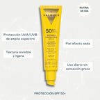 Sérum Solar Facial Invisible Protection SPF 50+ Antiedad e Hidratante - 40 ml Valquer®