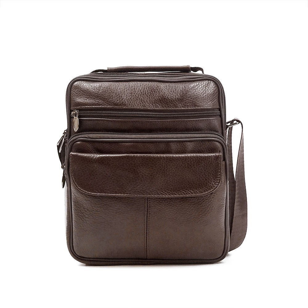 Bolso de Hombre de Cuero Marrón – Elegancia y Funcionalidad para el Día a Día 180230 LOOFTYS