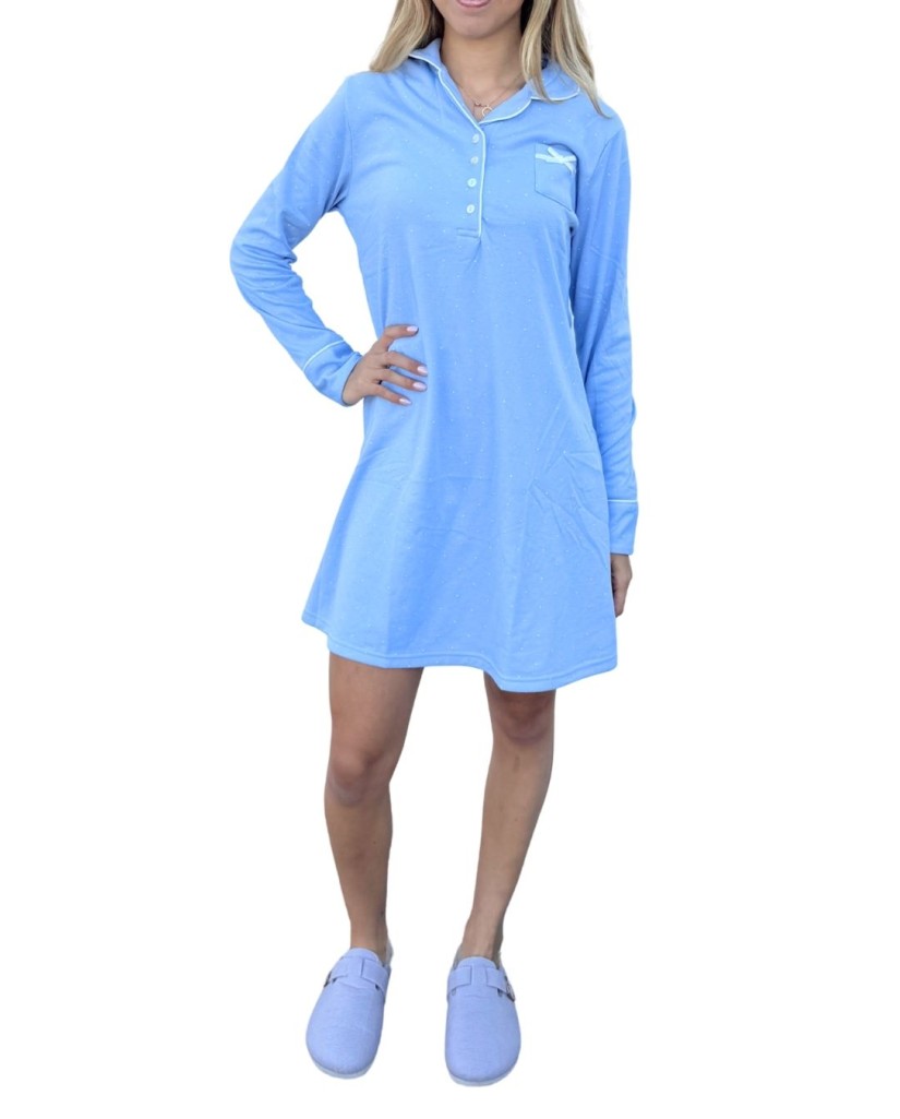 Camisón Algodón Afelpado Talla Especial Mujer
