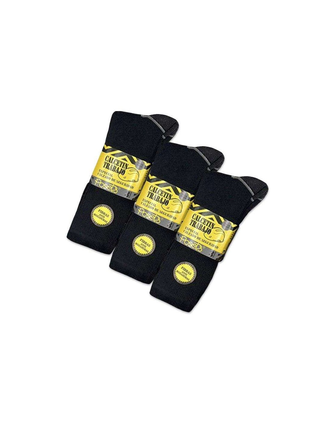 Calcetines Altos de Trabajo Antirozaduras, Pack de 12 Pares (imagen 2)