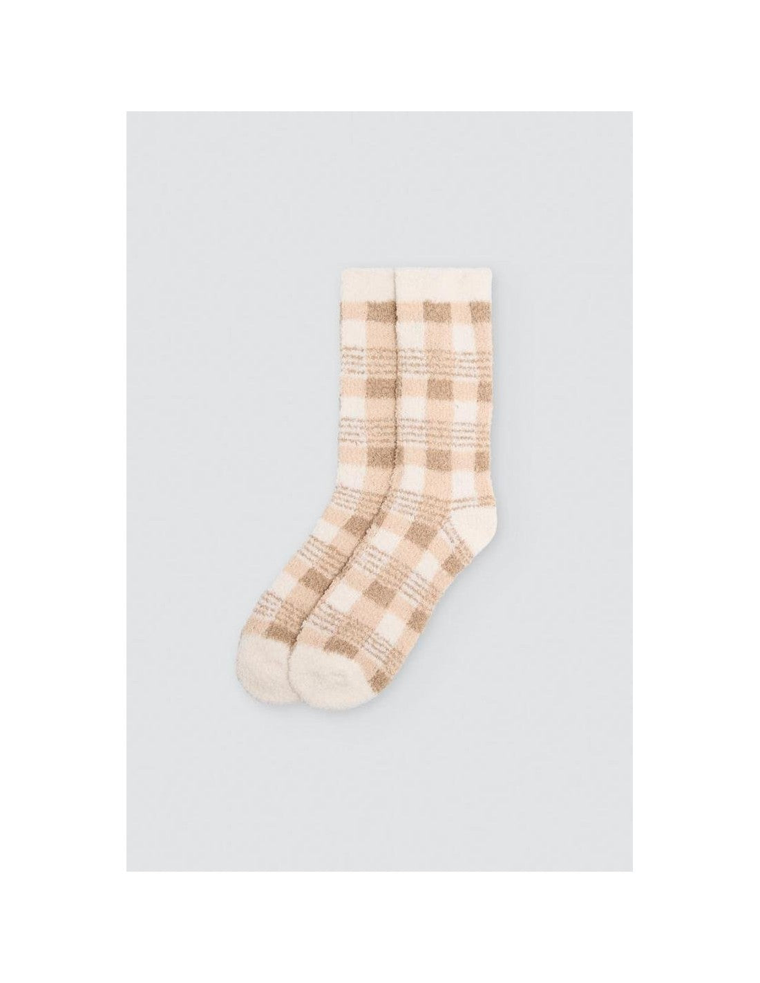 Calcetín de Franela para Mujer, Caja de 12 Pares, Diseño Nubes (imagen 4)