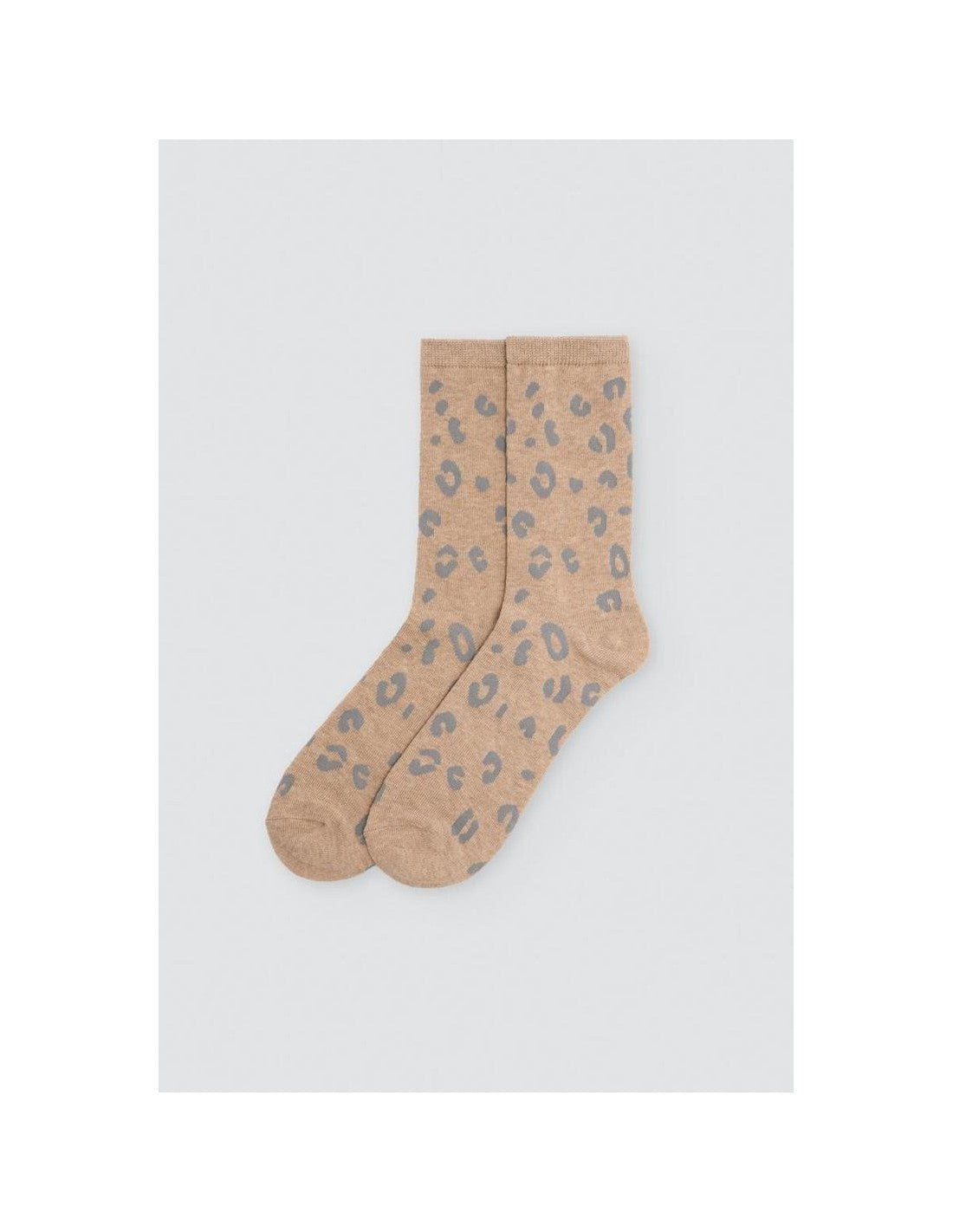 Calcetín de Mujer con Puño Antipresión, Caja de 12 Pares, Diseño Animal Print (imagen 2)