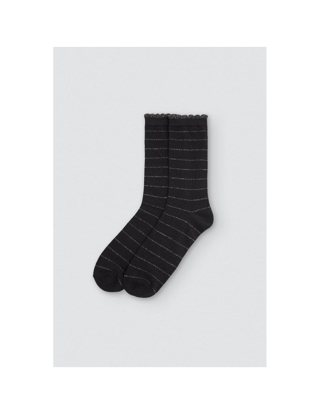 Calcetín de Mujer con Puño Antipresión, Caja de 12 Pares, Diseño Animal Rayas