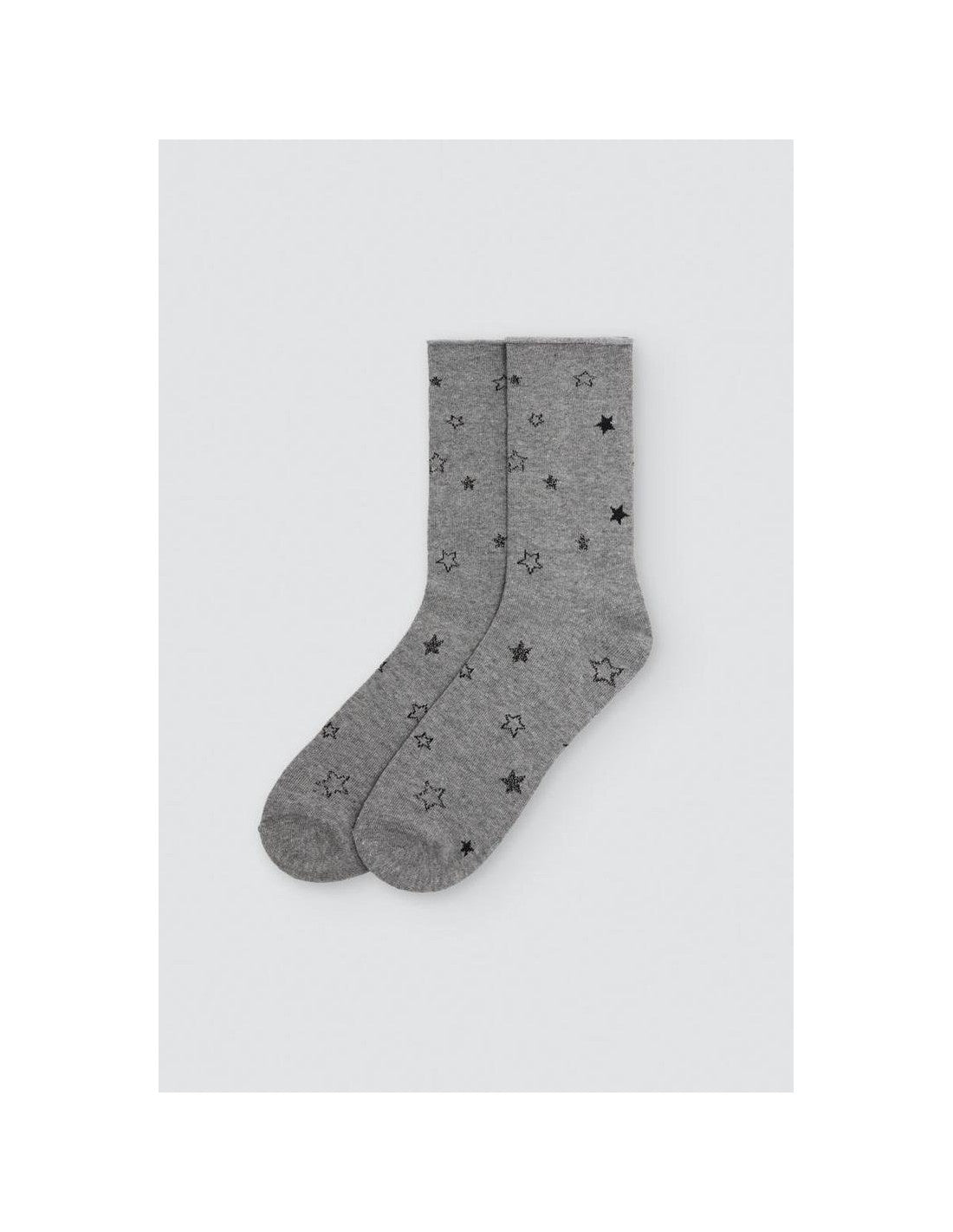 Calcetín de Mujer sin Puño, Caja de 12 Pares, Diseño Estrellas (imagen 3)