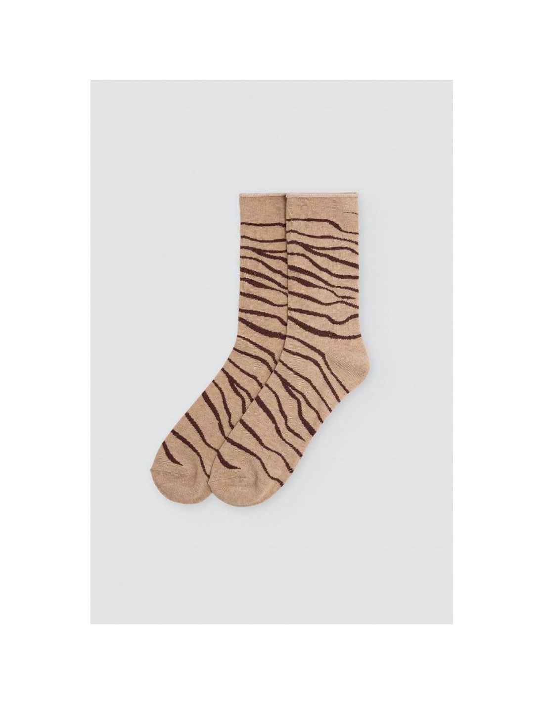 Calcetín de Mujer sin Puño, Caja de 24 Pares, Diseño Cerezas (imagen 2)