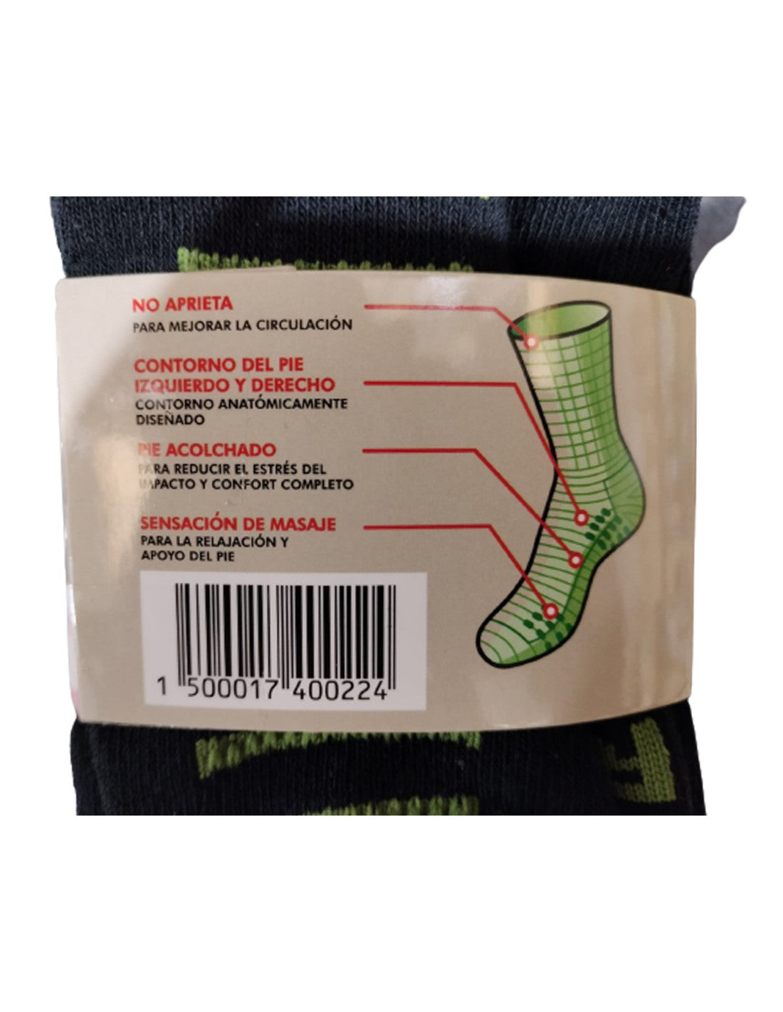 Calcetines Efecto Masaje con Puño Antipresión, Pack de 6 Pares (imagen 2)