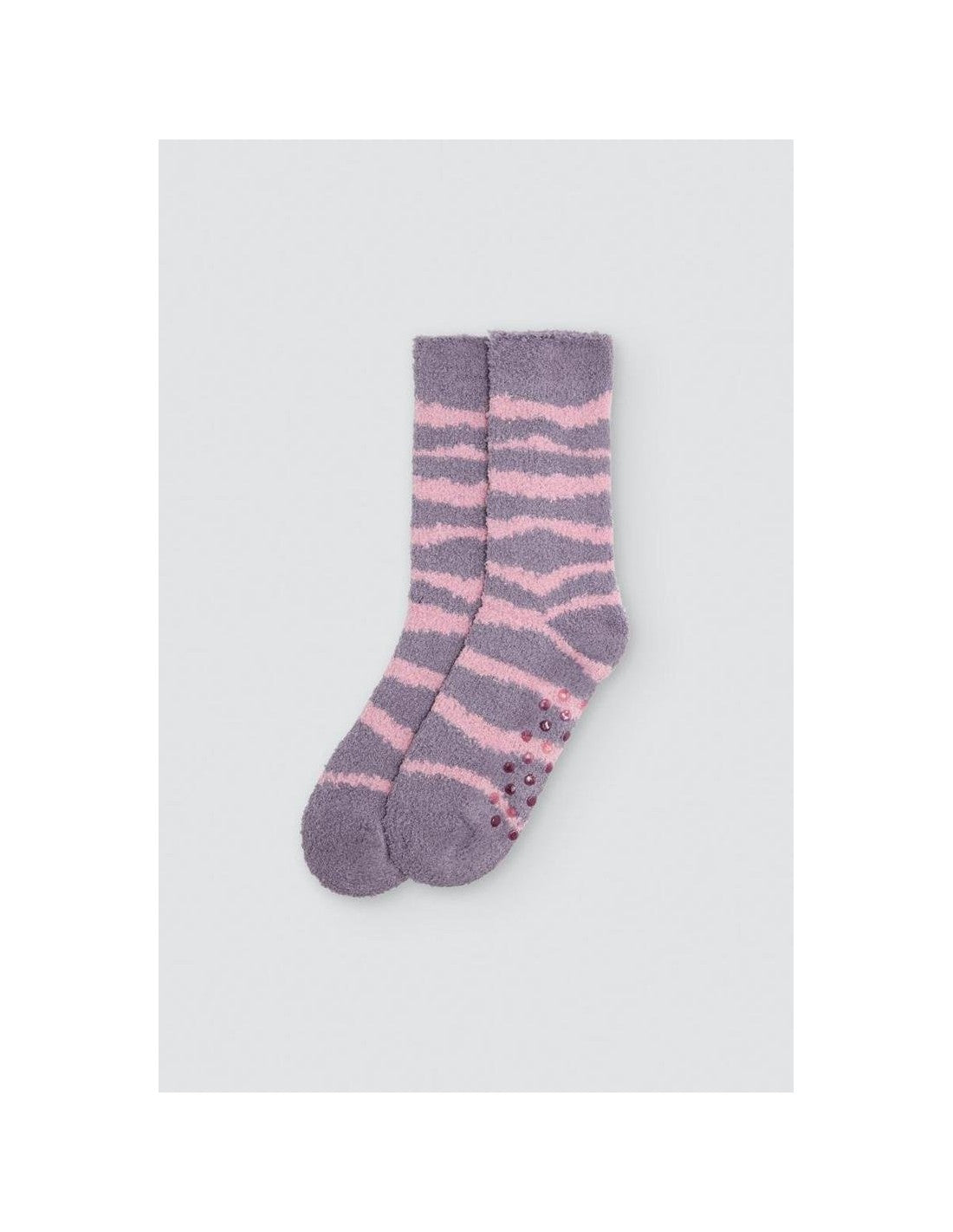 Calcetín Extra Suave de Mujer con Puño Antipresión, Caja de 12 Pares, Diseño Triángulos (imagen 2)