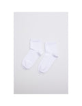 Calcetines Cortos Infantiles de Perlé, Caja de 6 Pares - Blanco / 0 (17-19)