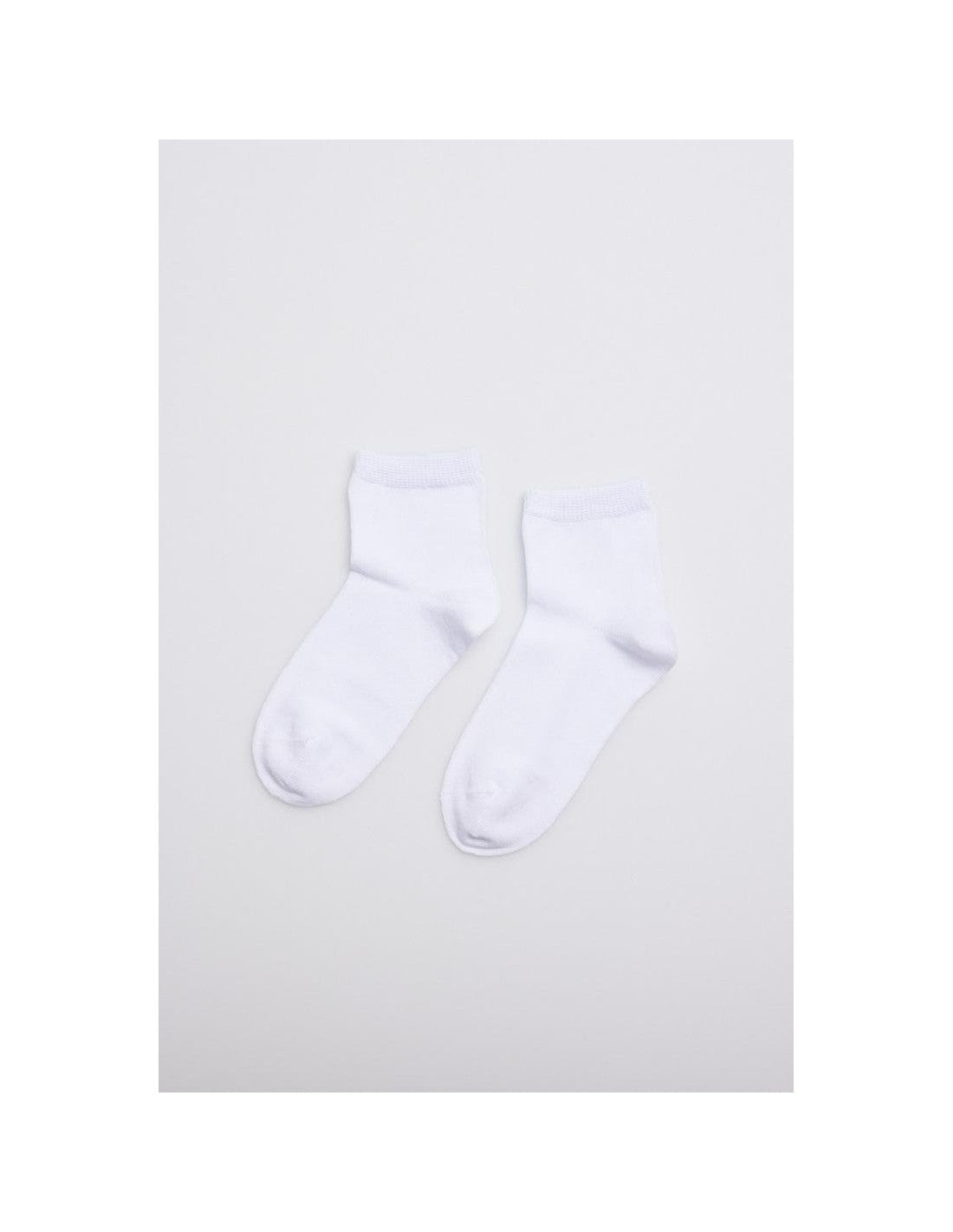 Calcetines Cortos Infantiles de Perlé, Caja de 6 Pares - Blanco / 0 (17-19)