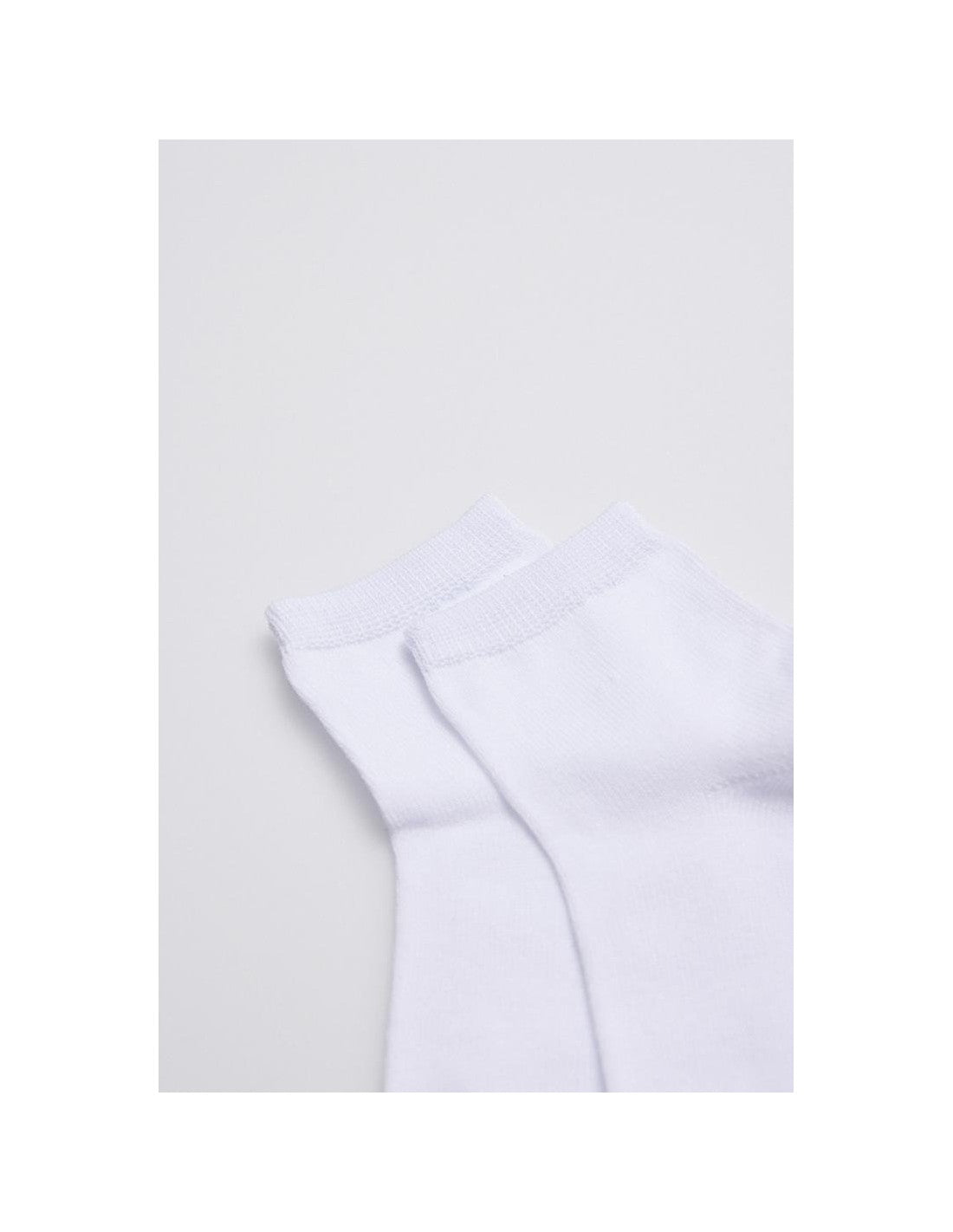 Calcetines Cortos Infantiles de Perlé, Caja de 6 Pares - Blanco / 0 (17-19)
