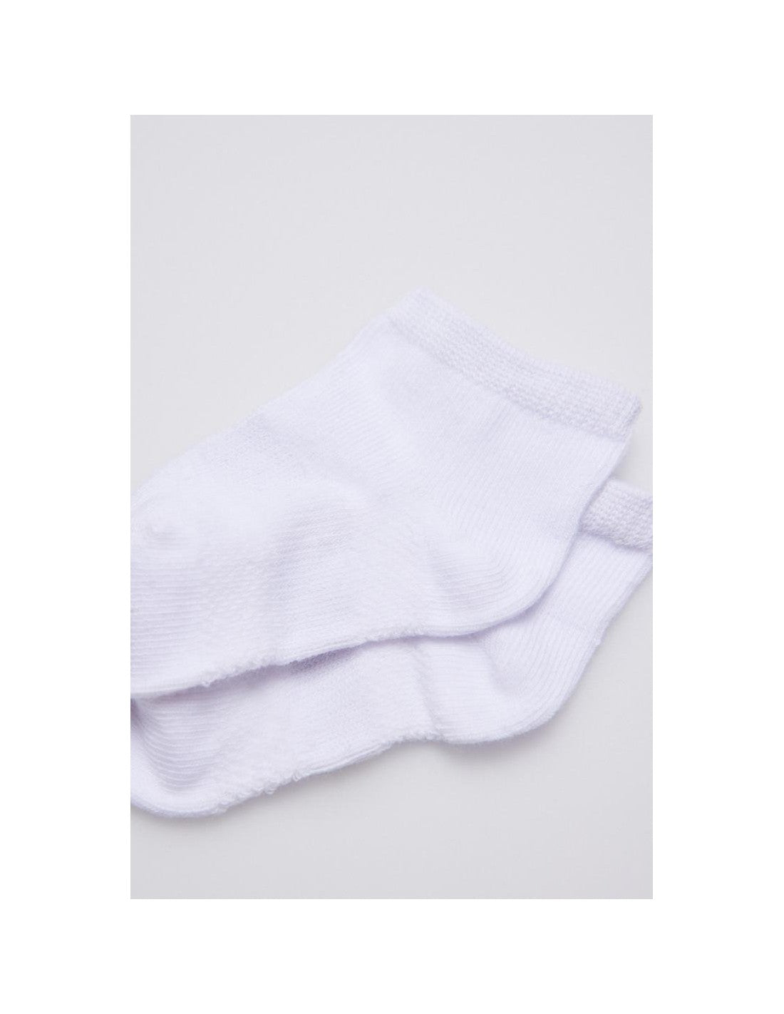 Calcetines Invisibles Transpirables de Bebé, Caja de 12 Pares - Blanco / 0 (17-19)