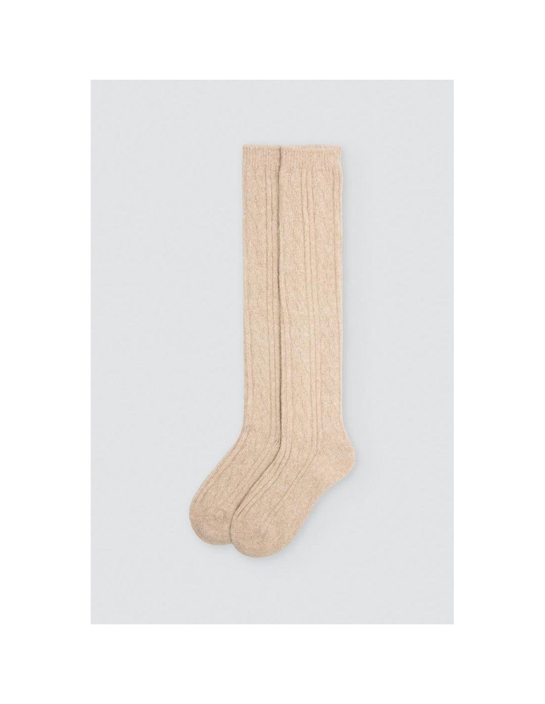 Calcetín Largo Extra Suave de Mujer con Puño Antipresión, Caja de 12 Pares, Diseño Trenzado (imagen 4)