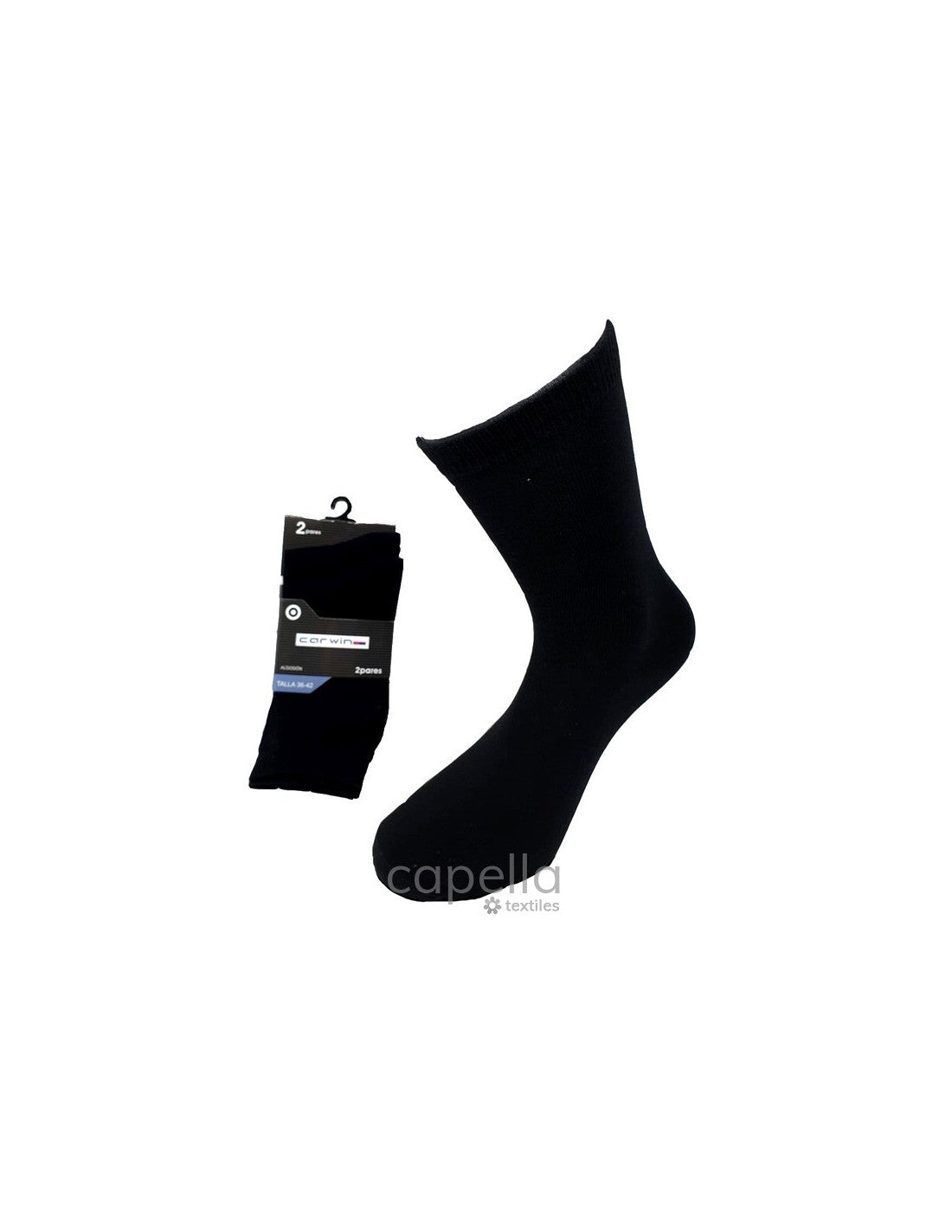 Calcetines Básicos Unisex, Pack de 6 Pares