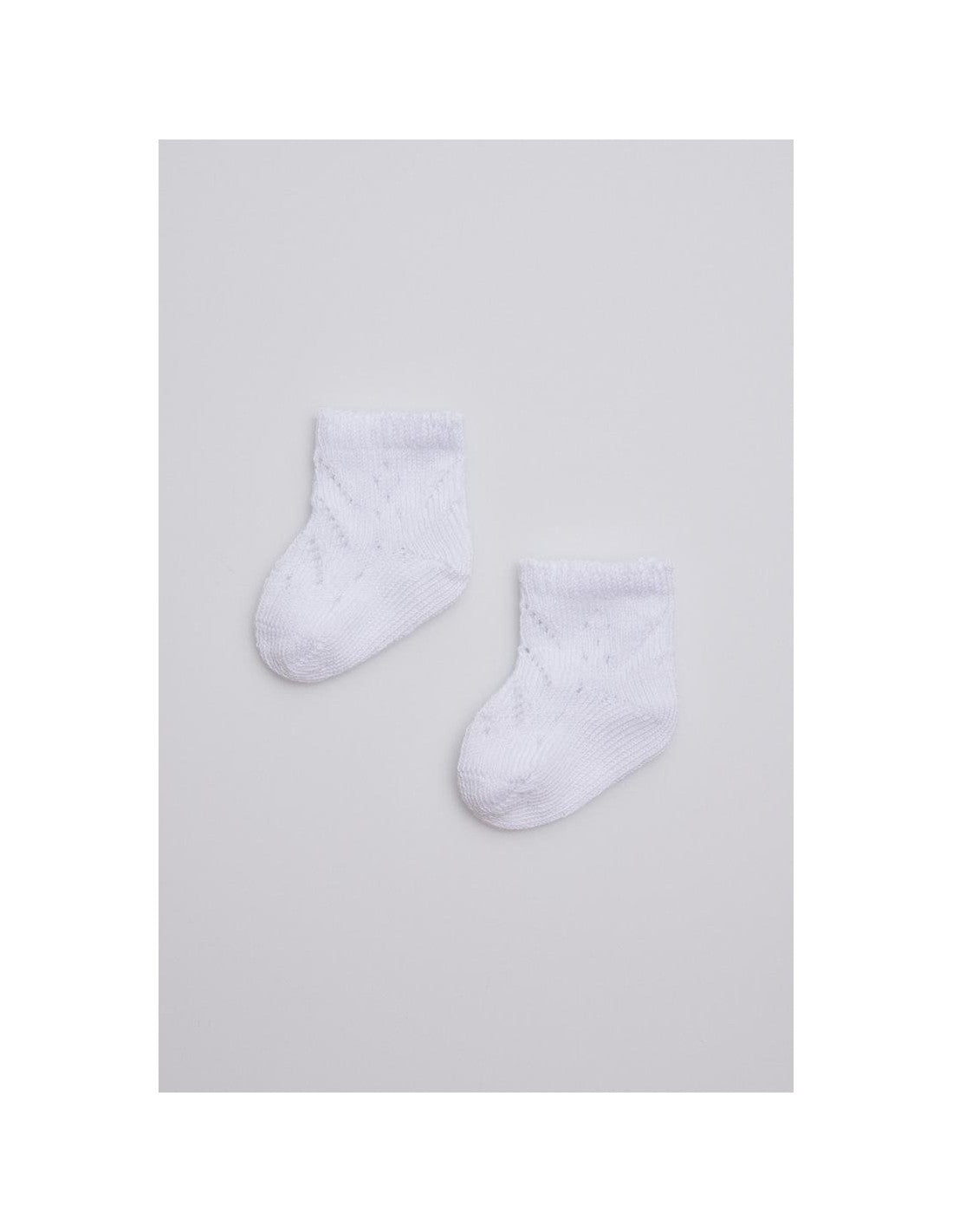 Calcetines de Recién Nacido de Calado Suave, Caja de 6 Pares
