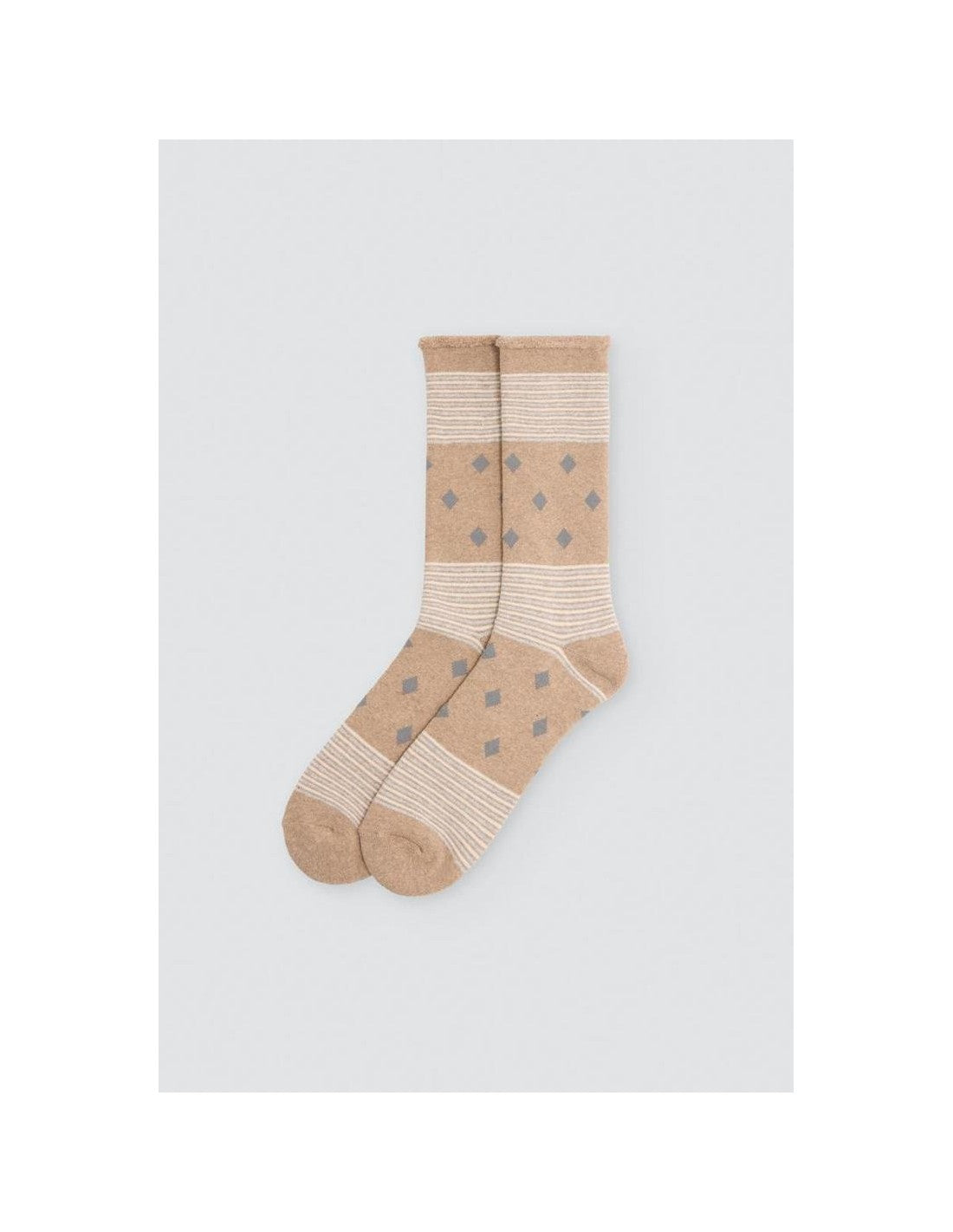 Calcetín Térmico de Mujer sin Puño, Caja de 12 Pares, Diseño Gatitos (imagen 4)