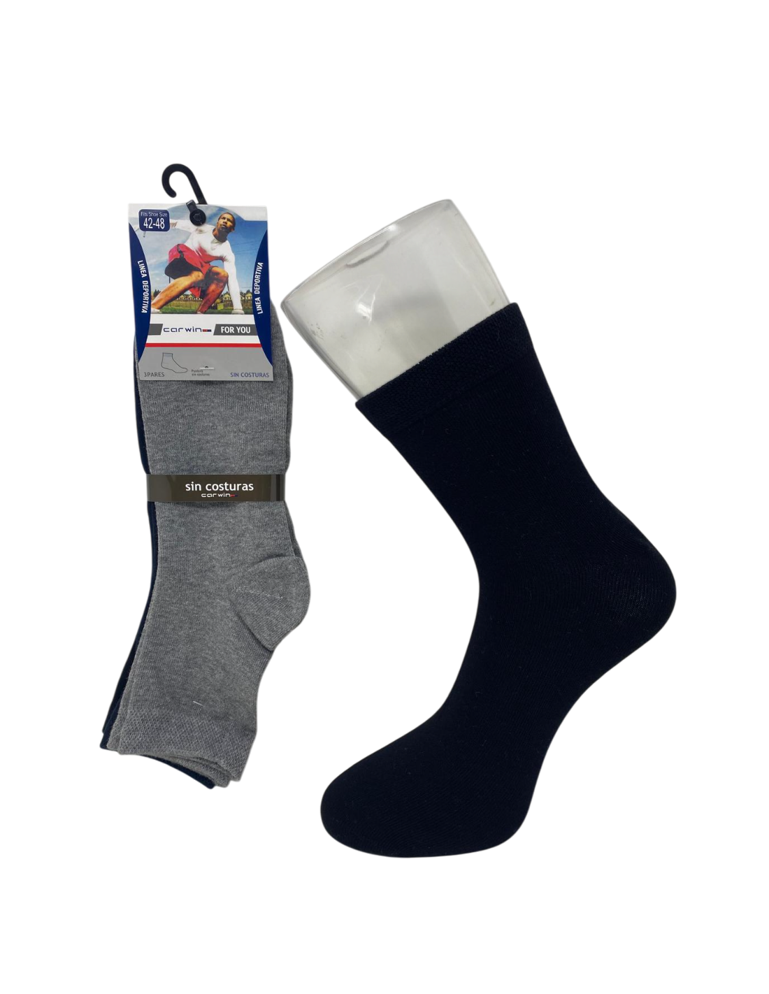 Calcetines Tobilleros Altos sin Costuras, Pack de 12 Pares - Surtido / 36-42