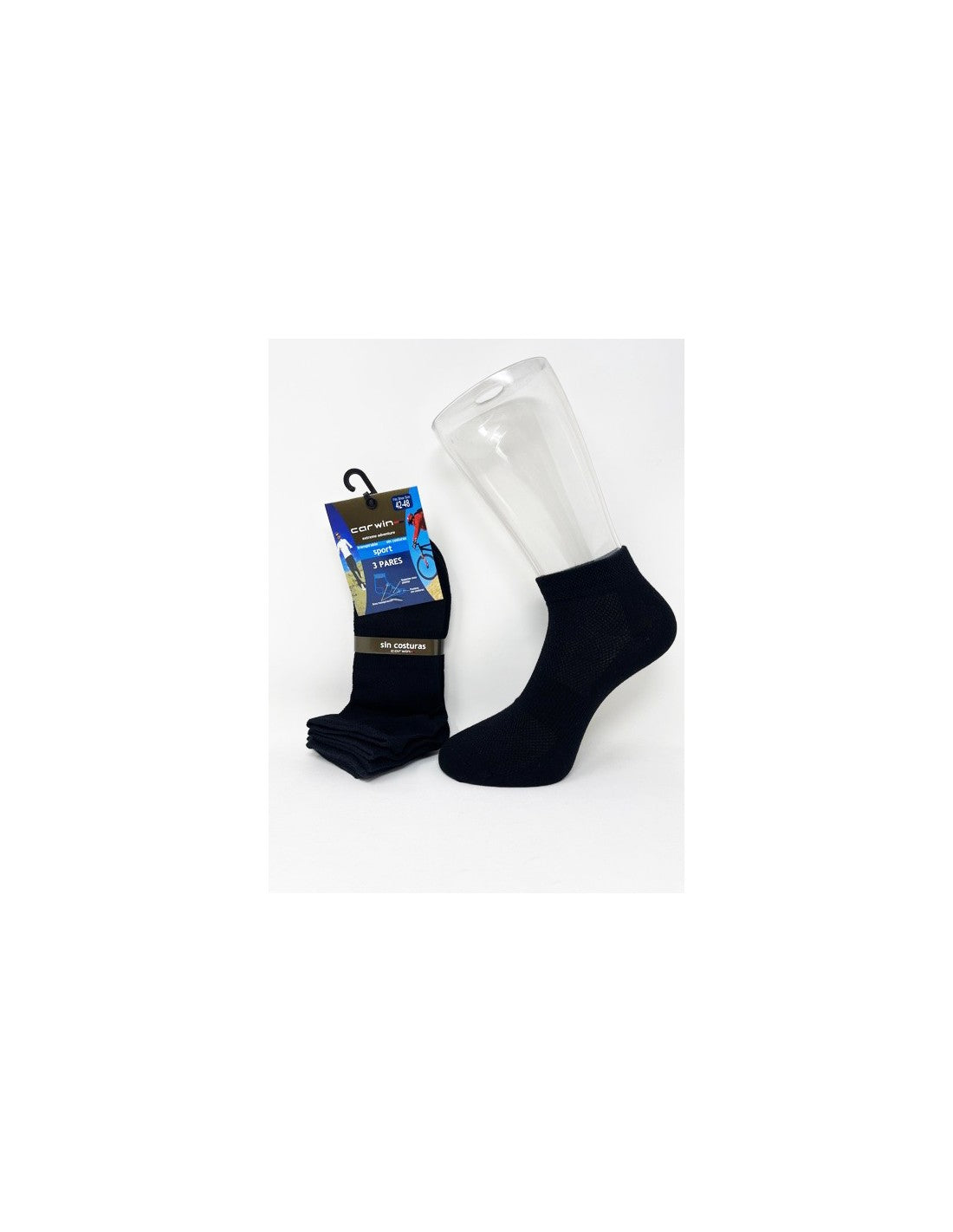 Calcetines Tobilleros sin Costuras, Pack de 12 Pares