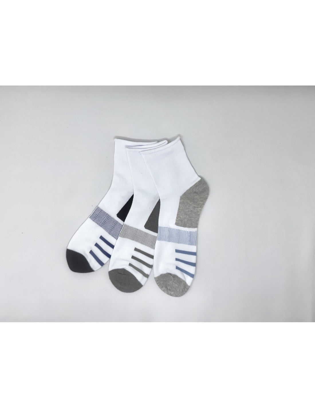 Calcetín Tobillero sin Puño, Pack de 12 Pares - Blanco-Color / 36-42