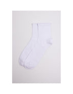 Calcetines Transpirables sin Puño para Hombre, Caja de 12 Pares - Blanco / 41-46
