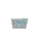 Capa de Baño de Rizo para Bebé con Conejito y Nubes