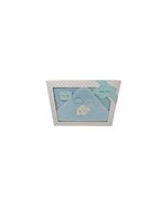 Capa de Baño de Rizo para Bebé con Conejito y Nubes