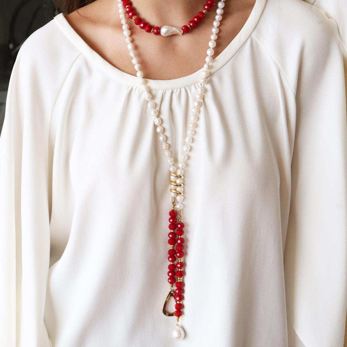 Collar de perlas BLUME Barroco ÉMOLO®