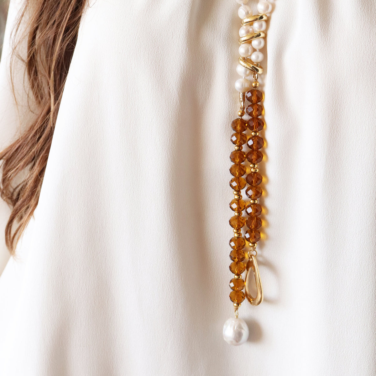 Collar de perlas BLUME Barroco ÉMOLO®