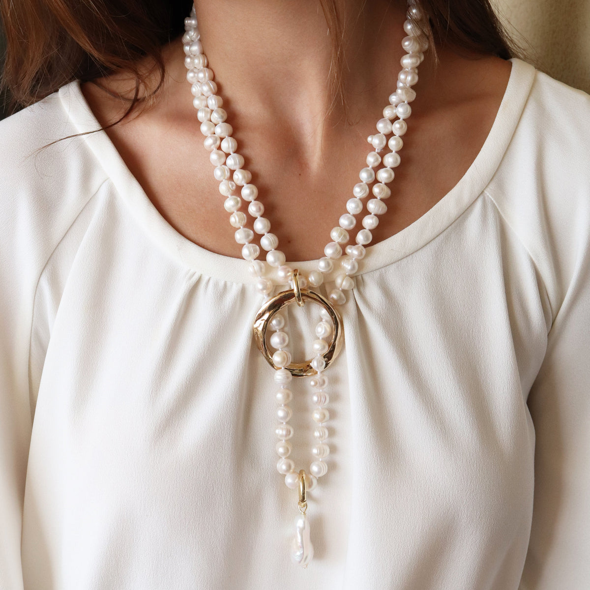 Collar mujer Perlas ODRI Barroco ÉMOLO®