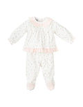 Conjunto de 2 Piezas para Bebé Niña con Polaina, Diseño Nido