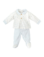 Conjunto de 2 Piezas para Bebé Niño con Polaina, Diseño Nido (imagen 2)