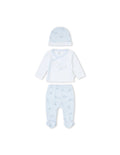 Conjunto de 3 Piezas con Polaina para Bebé, Diseño Elefante