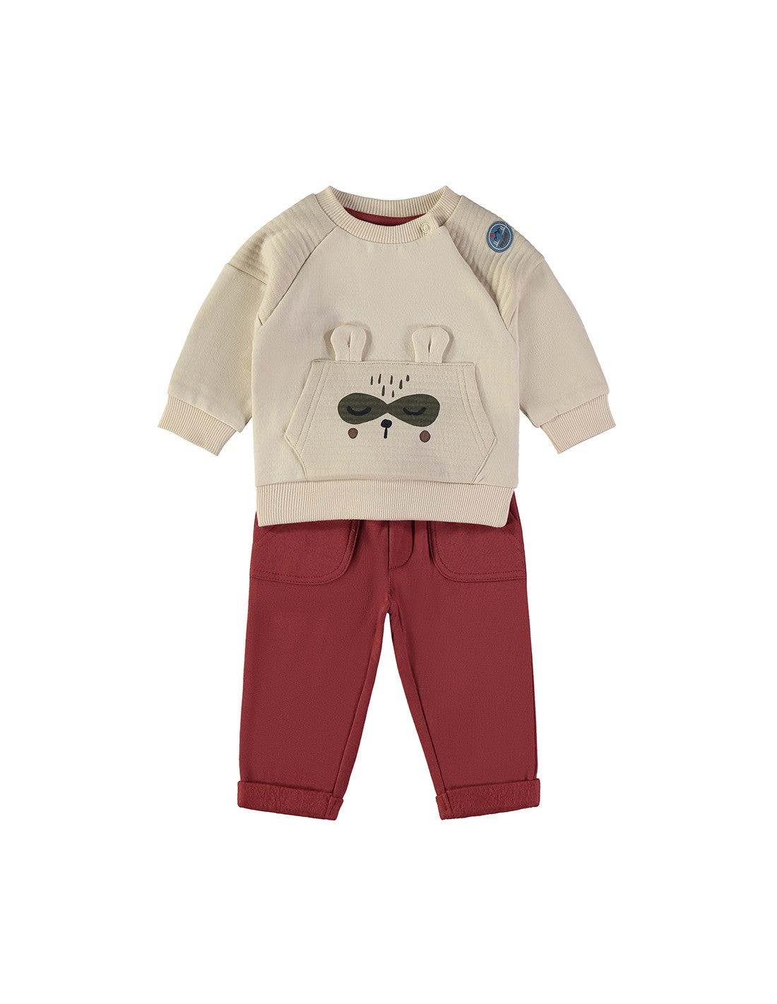 Conjunto de Pantalón para Bebé, Diseño Mapache (imagen 2)