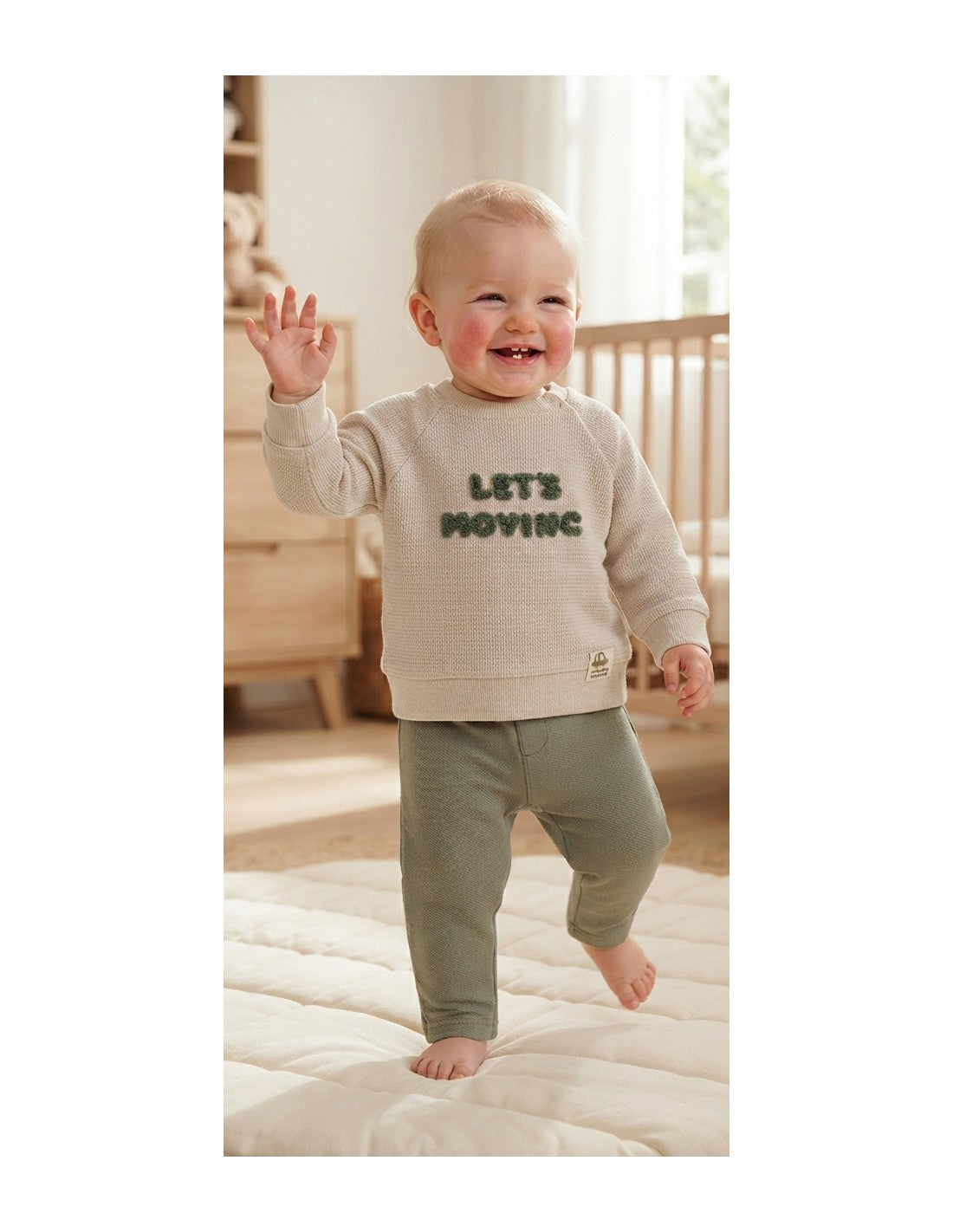 Conjunto de Pantalón para Bebé, Diseño Moving
