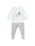 Conjunto para Bebé Niña con Polaina, Diseño Foz (imagen 2)