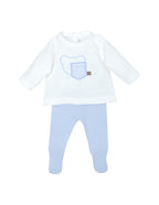 Conjunto para Bebé Niño con Polaina, Diseño Laza (imagen 2)