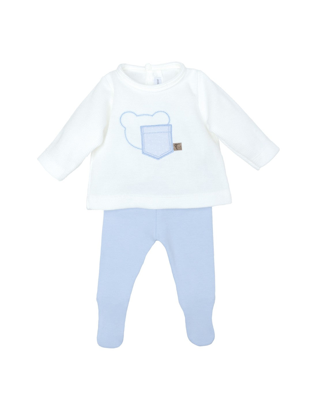 Conjunto para Bebé Niño con Polaina, Diseño Laza (imagen 2)