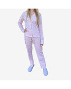 Pijama Algodón Fino Mujer Camisero (imagen 2)