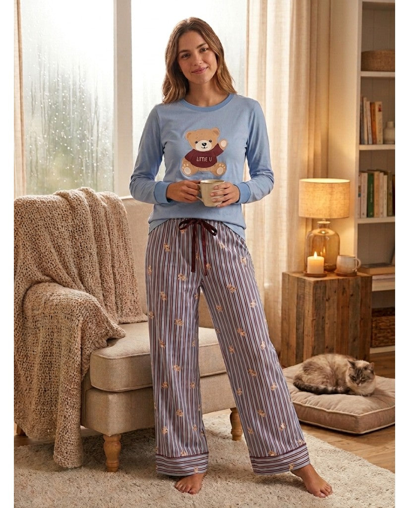 Pijama Algodón Mujer Little U (imagen 2)