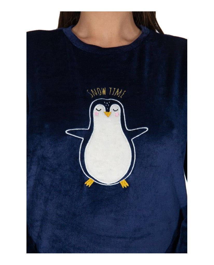 Pijama de Mujer Coralina Pingüino (imagen 4)