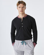 Pijama de Hombre Invierno Negro y Gris (imagen 3)