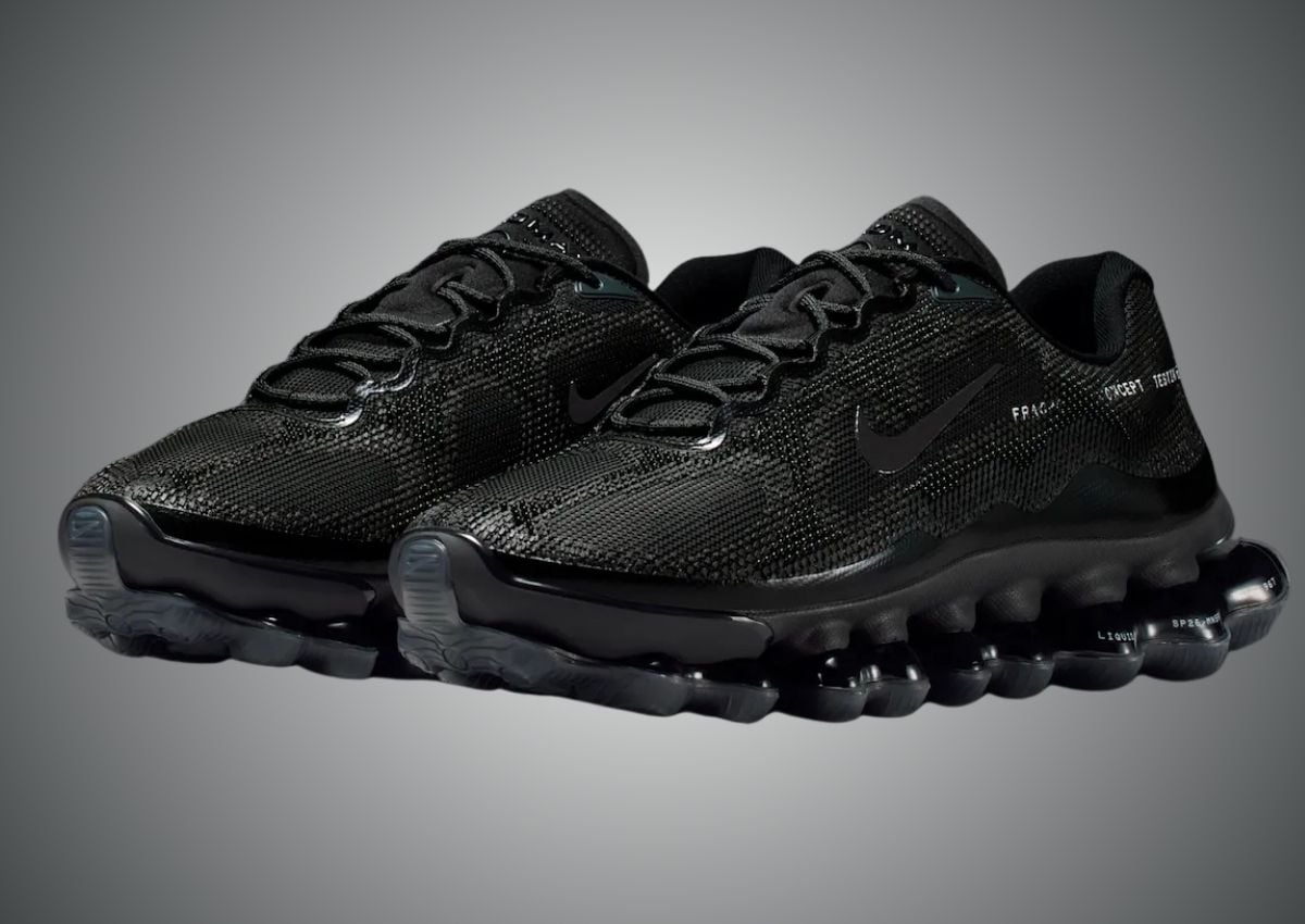 Nike Air Liquid Max x Fragment Negro vista lateral