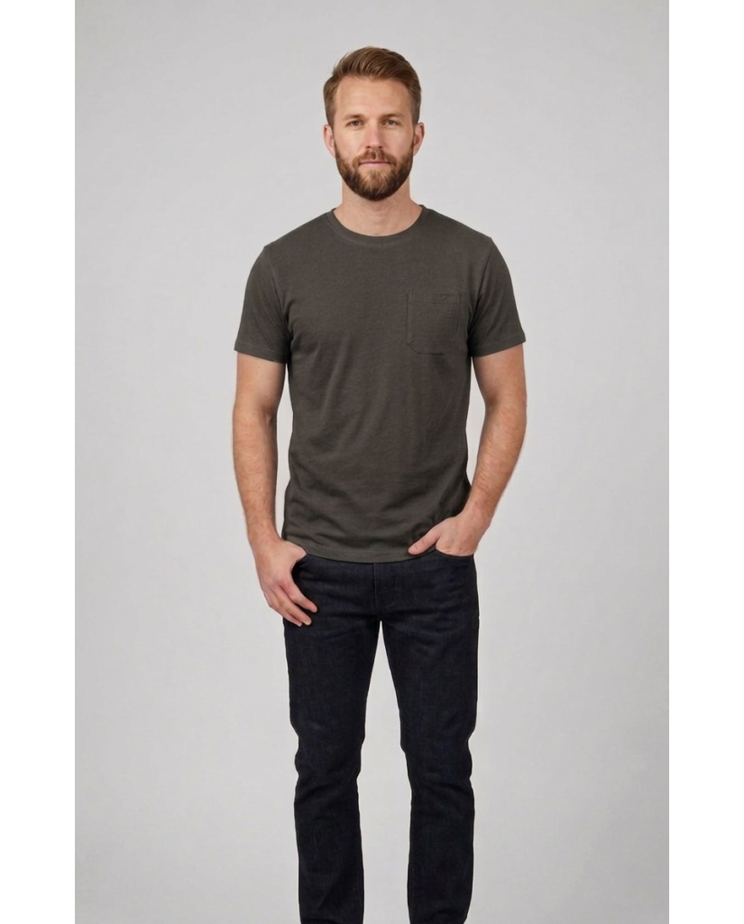Camiseta Manga Corta Bolsillo Hombre (imagen 6)