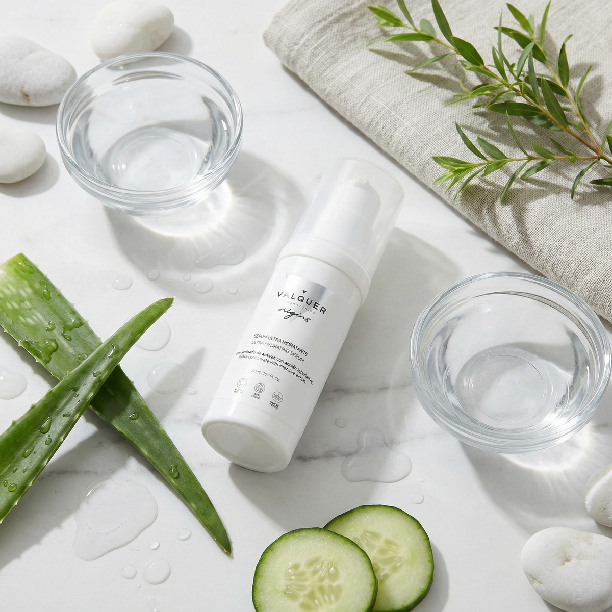 Sérum Facial Ultra-Hidratante – Acción Inmediata para Pieles Muy Secas - 30 ml Valquer®