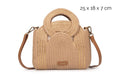 Bolso de Mano Trenzado para Mujer con Bandolera LOOFTYS