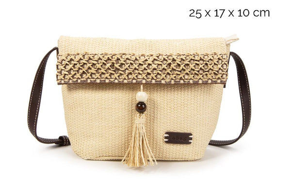 Bolso Bandolera Trenzado para Mujer